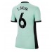 Chelsea Thiago Silva #6 Voetbalkleding Derde Shirt Dames 2023-24 Korte Mouwen